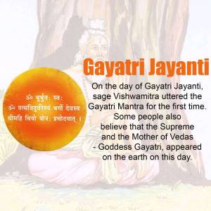 Gayatri Jayanti Greetings Creative Design For Twitter