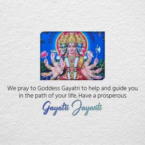 Gayatri Jayanti Greetings Artwork For X