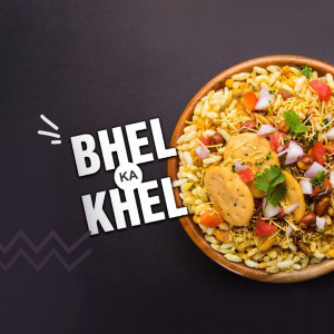 Bhel Ka Khel - Delicious Indian Street Food Post For Twitter