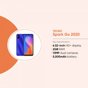 Tecno Spark Go 2020 Smartphone Poster For Threads
