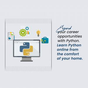 Learn Python Online Branding Post For WhatsApp