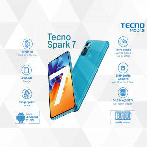 Tecno Spark 7 Smartphone Design For Pinterest