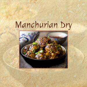 Manchurian Dry - Delicious Appetizer Poster For Threads