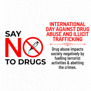 International Day Against Drug Abuse And Illicit Trafficking Design For Instagram