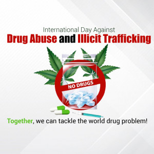International Day Against Drug Abuse And Illicit Trafficking Template For Threads