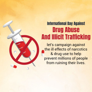 International Day Against Drug Abuse And Illicit Trafficking Branding Post For Threads