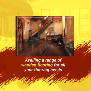 Interior view of a hallway with wooden flooring and staircase