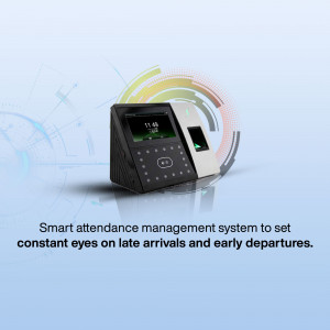Biometric Attendance System Creative Design For Google Business Profile