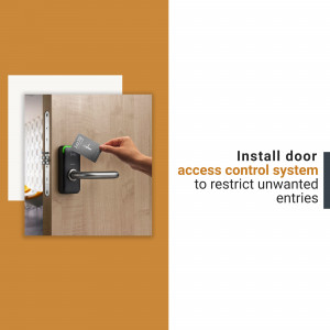 Door Access Control System Installation Social Media Post For Pinterest