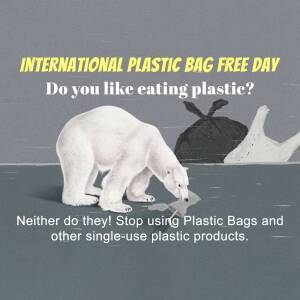 International Plastic Bag Free Day Poster For Twitter