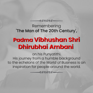 Remembering Dhirubhai Ambani Advertisement For Twitter