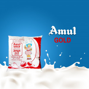 Amul Gold Milk Pack Post For X
