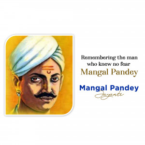Mangal Pandey Jayanti Poster For Telegram