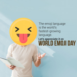 World Emoji Day Celebration Flyer For Facebook