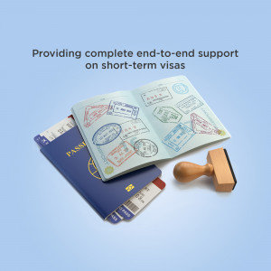 Short-Term Visa Support Banner For Twitter