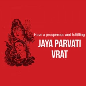 Jaya Parvati Vrat Greetings Marketing Image For LinkedIn