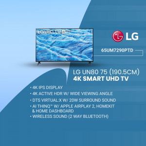 LG UN80 75" 4K Smart UHD TV Artwork For Threads