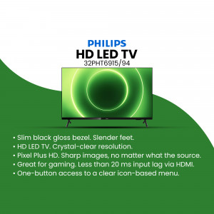 Philips 32 inch HD LED TV with slim bezel