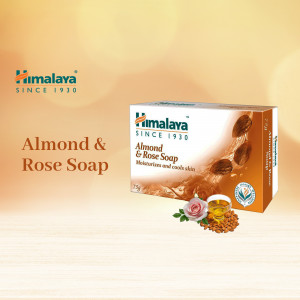 Himalaya Almond and Rose Soap product shot
