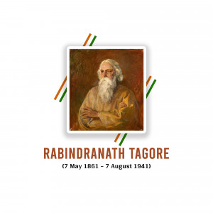 Rabindranath Tagore - A Tribute Template For WhatsApp