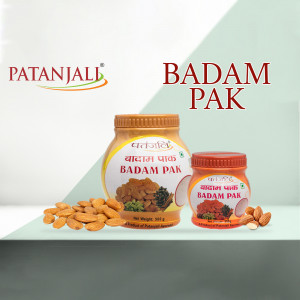Patanjali Badam Pak - Health & Wellness Social Media Post For LinkedIn