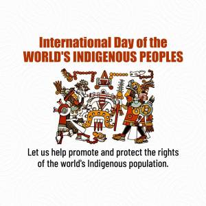 International Day Of The World's Indigenous Peoples Image For LinkedIn