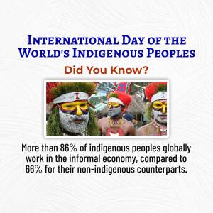 International Day Of The World's Indigenous Peoples Advertisement For WhatsApp