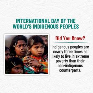International Day Of The World's Indigenous Peoples Banner For Telegram