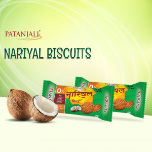 Patanjali Nariyal Biscuits Advertisement For WhatsApp