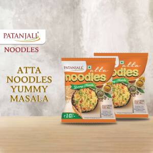 Patanjali Atta Noodles Yummy Masala Graphic For Twitter