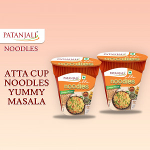 Patanjali Atta Cup Noodles Yummy Masala Marketing Image For Threads