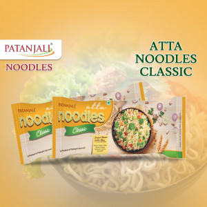Patanjali Atta Noodles Classic - Product Advertisement Template For LinkedIn