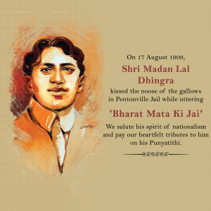 Shri Madan Lal Dhingra - A Revolutionary Image For Threads