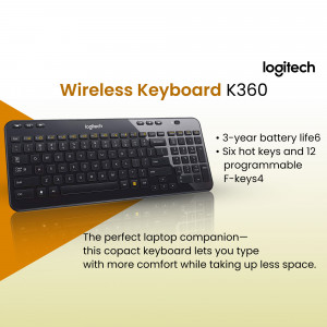Logitech Wireless Keyboard K360 Poster For Google Business Profile