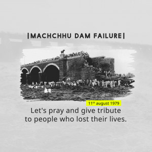 Machchhu Dam Failure Remembrance Post For WhatsApp