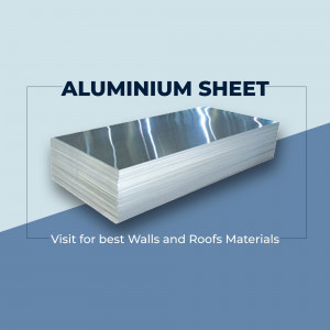 Aluminum Sheet For Walls And Roofs Marketing Image For Instagram