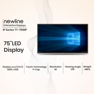 Newline Interactive 75 inch LED Interactive Display with Windows interface