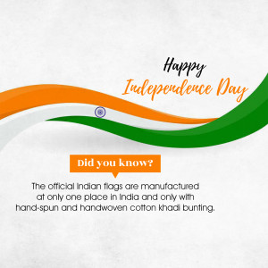 Happy Independence Day India Template For Twitter