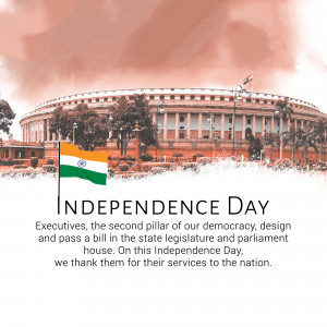 Indian Parliament On Independence Day Branding Post For Google Business Profile