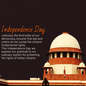 Independence Day & Judiciary Template For Pinterest