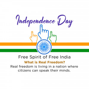 India Independence Day Celebration Business Poster For Threads