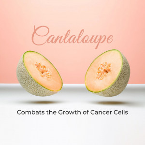 Cantaloupe: A Cancer-Fighting Fruit Post For Instagram