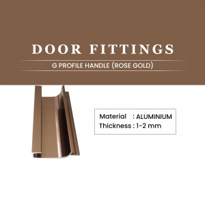 Rose Gold Door Fitting - G Profile Handle Template For Google Business Profile
