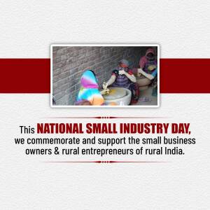 National Small Industry Day - Supporting Rural Entrepreneurs Graphic For Twitter