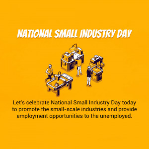 National Small Industry Day Image For WhatsApp
