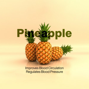 Pineapple Health Benefits Poster For LinkedIn