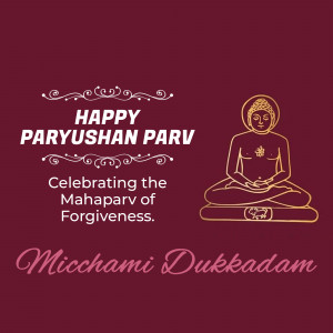 Happy Paryushan Parv Flyer For X