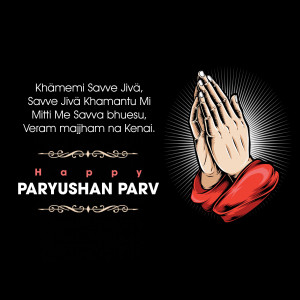 Happy Paryushan Parv Greeting Artwork For Twitter