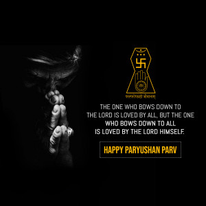 Paryushan Parv - Devotion And Reflection Promotional Banner For Telegram