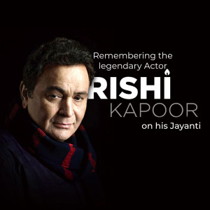 Remembering Rishi Kapoor On His Jayanti Business Poster For Telegram